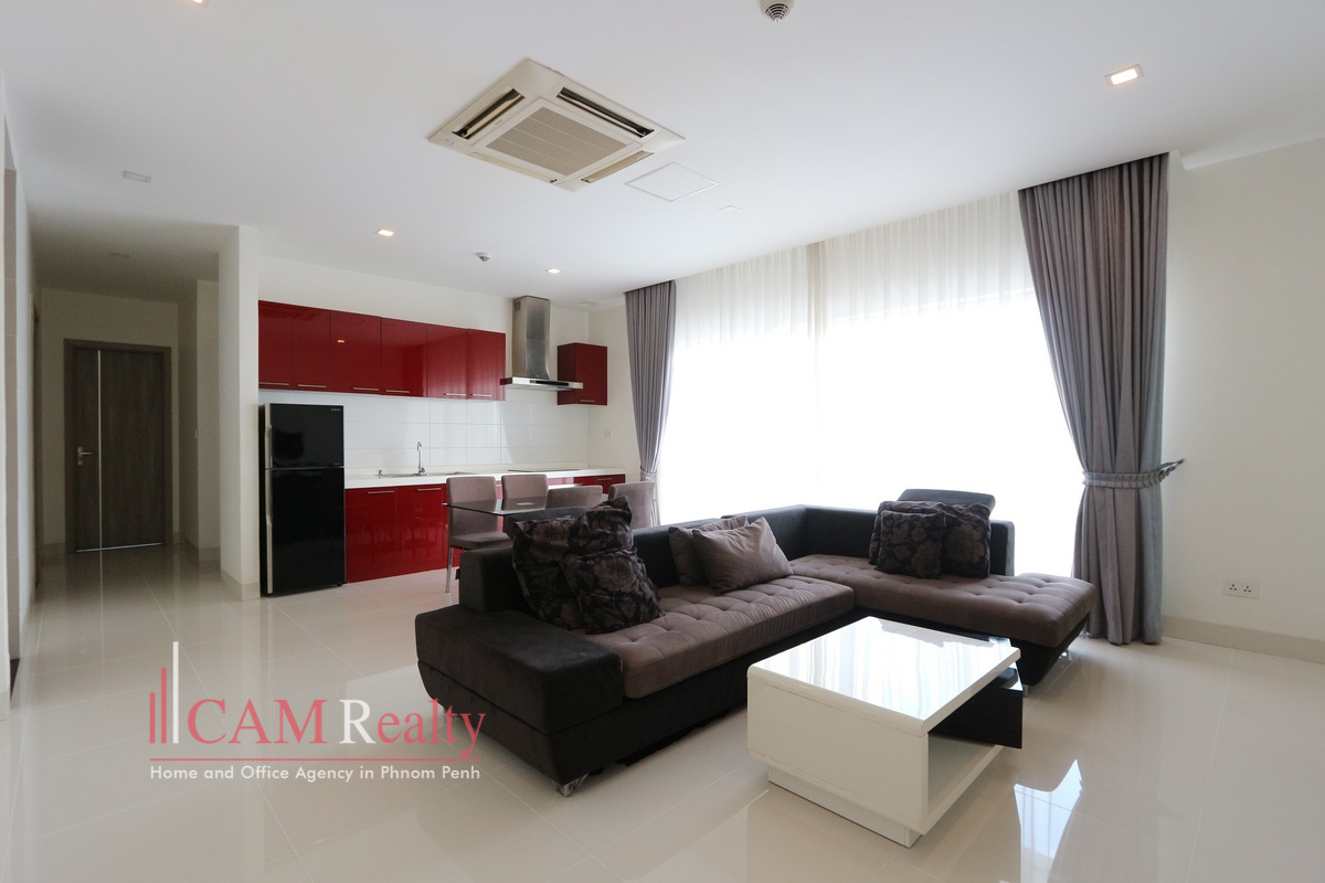 Russian Market area | 1 bedroom apartment for rent in Phnom Penh| Pool & small gym