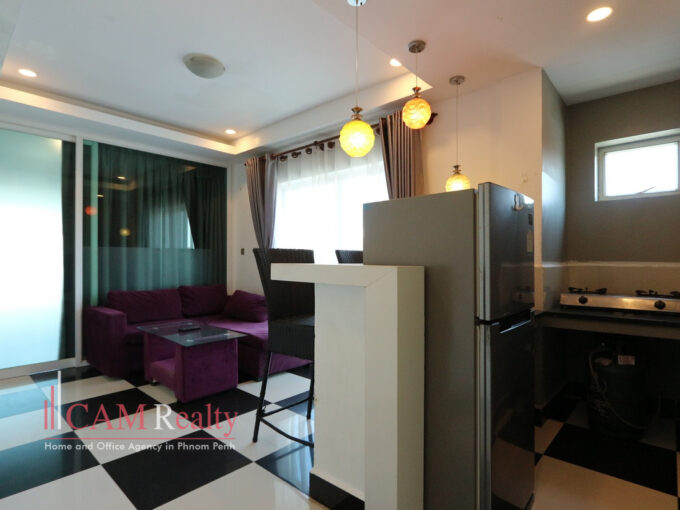 1 bedroom apartment for rent in Russian Market area - Phnom Penh - N1043168