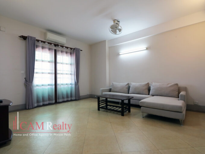 3 bedrooms serviced apartment for rent in sangkat olympic, near bkk2, phnom penh - N496168