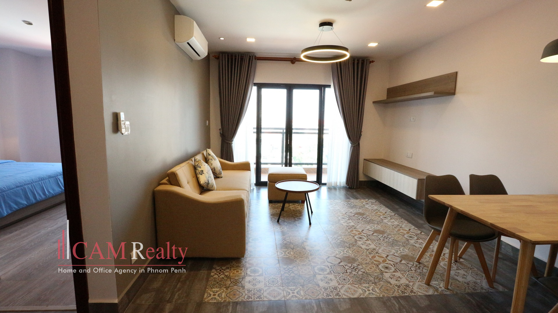 Near BKK1 area| Luxurious 1 bedroom serviced apartment for rent in Phnom Penh| Pool, Gym, Steam and Sauna