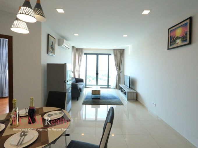 Modern style 2 bedrooms serviced apartment for rent in Phnom Penh-N686168