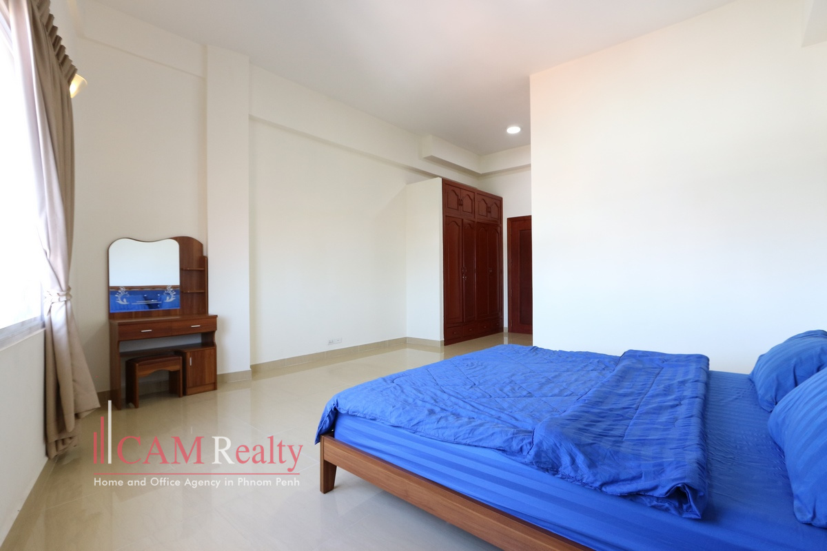 West Part of Russian Market | Spacious 3 bed serviced apartment for rent in Phnom Penh | Pool, gym, steam & jacuzzi