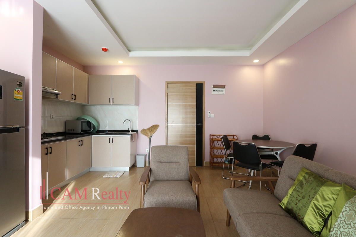 BKK3 (Close to BKK1 area) | 1 bedrooms condo for rent in Phnom Penh | Pool & Gym