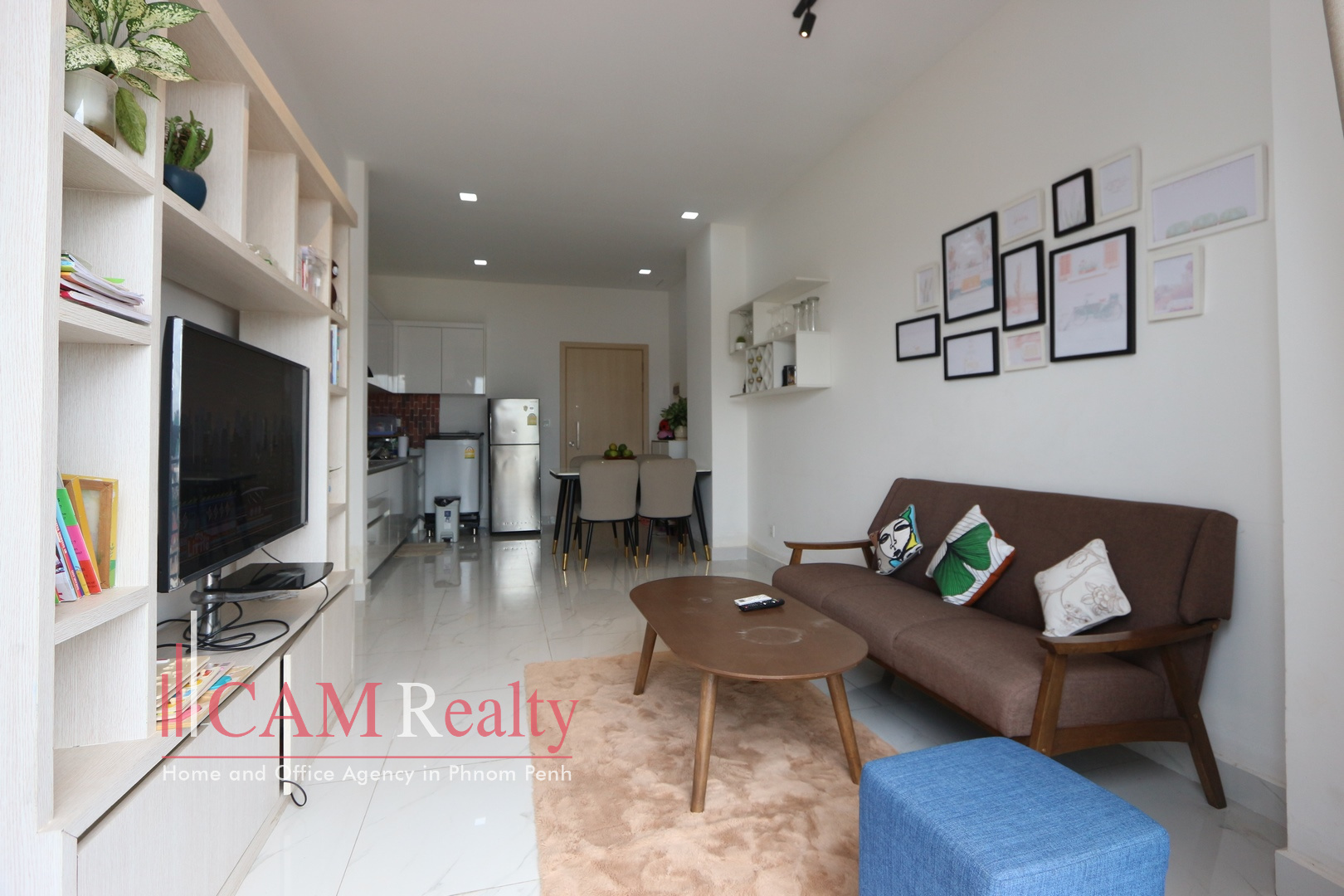 Boeng Tumpun area | 1 bedroom apartment for rent in Phnom Penh | rooftop pool, gym, steam & sauna