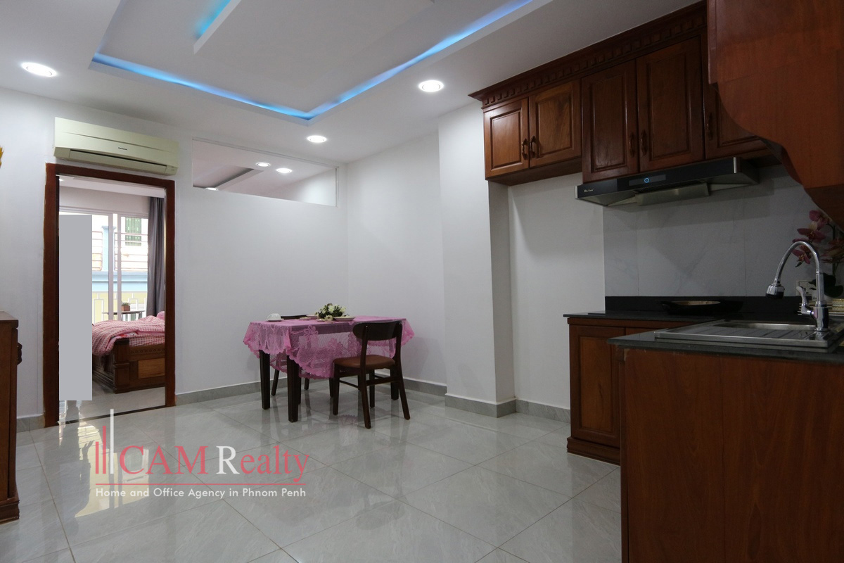 BKK3 area|1 bedroom for rent in Phnom Penh| Private balcony