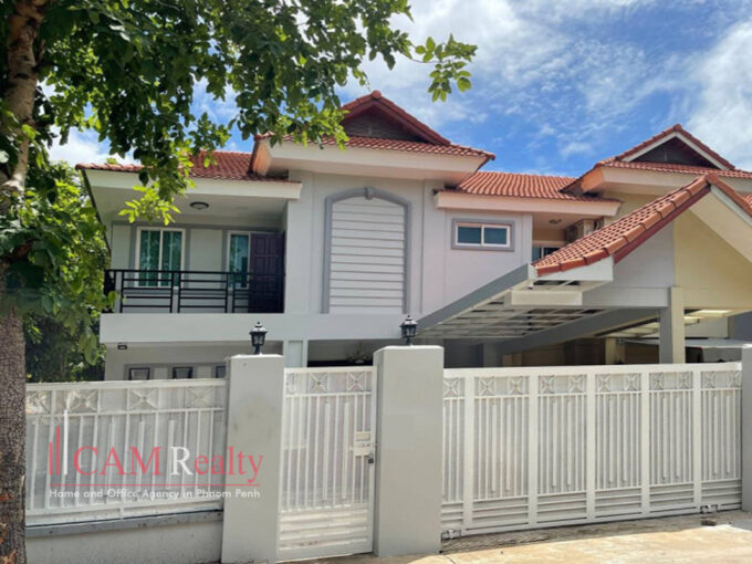 villa for rent in ​Bassac Garden City Phnom Penh