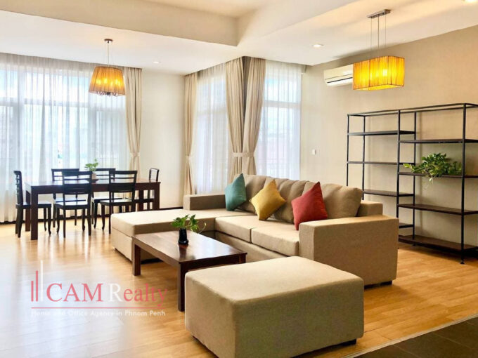 3 bedrooms serviced apartment for rent in Bassac Lane area, Phnom Penh - 1439168