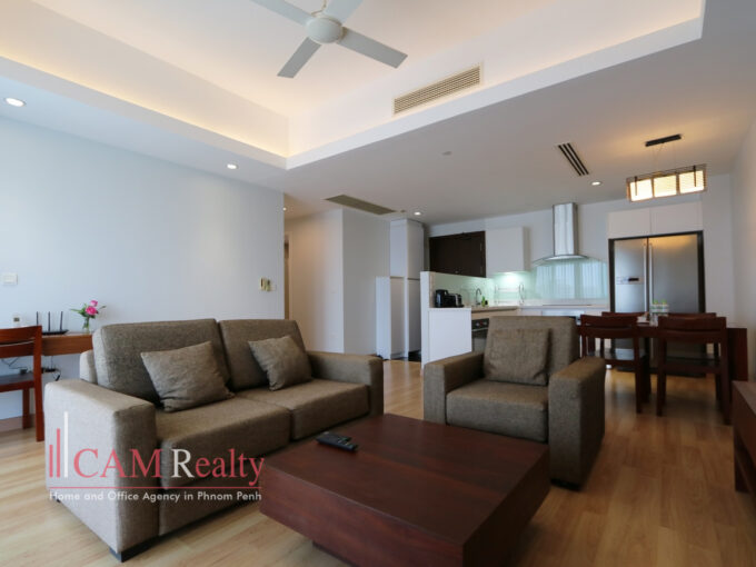 2 bedrooms fully serviced apartment for rent in Chroy Changvar, Phnom Penh - N3293168