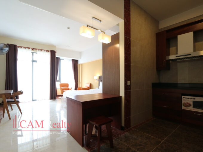 studio apartment for rent in Chroy Changvar, Phnom Penh - N1470168