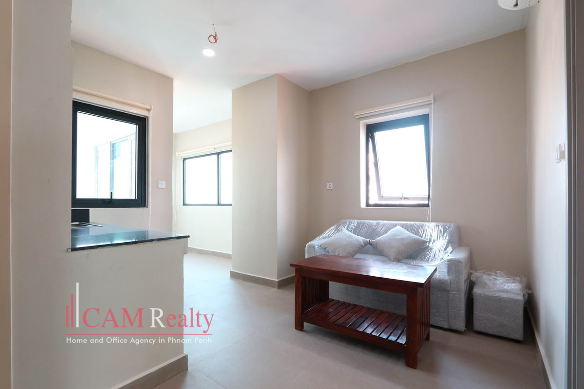 BKK3 area| 2 bedrooms serviced apartment for rent in Phnom Penh| Rooftop terrace