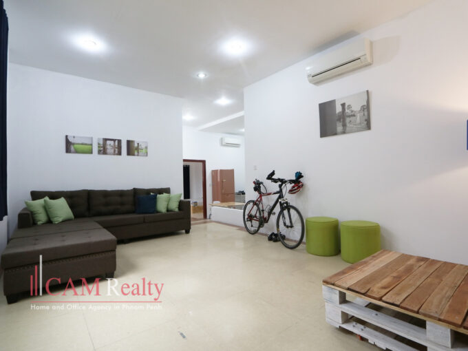 renovated apartment for rent in Russian Market area, Phnom Penh - TH1389168