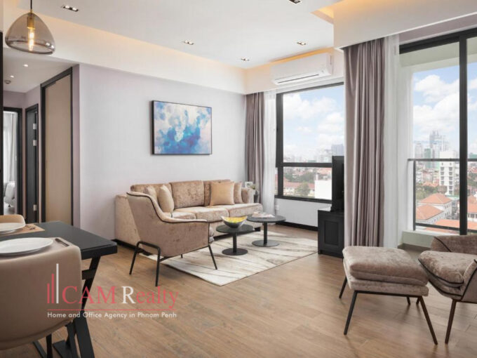 serviced apartment for rent in Southern Tonle Bassac, Khan Chamkarmon, Phnom Penh - N1695168