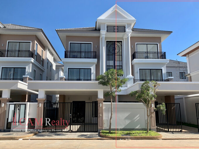 twin villa for sale in borey peng huot boeng snor, phnom penh - SVL0067168