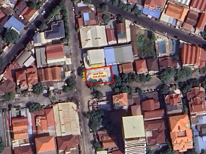 516.25 Sqm Corner Land For Rent In Sangkat Boeng Kak Ti Pir