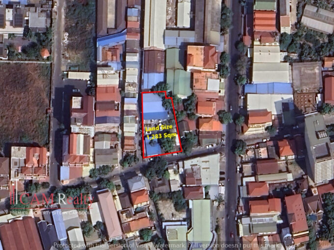 1,283 Sqm Land For Sale In Sangkat Boeng Kak Ti Muoy