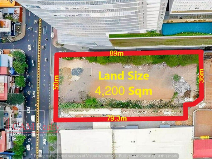 4,200 Sqm Land For Rent In Sangkat Phsar Depou Ti Muoy